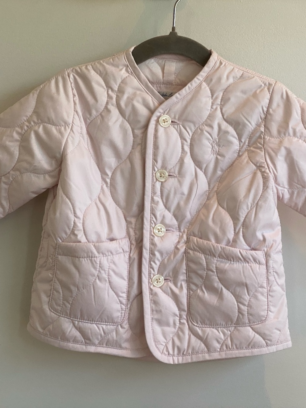 Baby Pink Quilted Coat